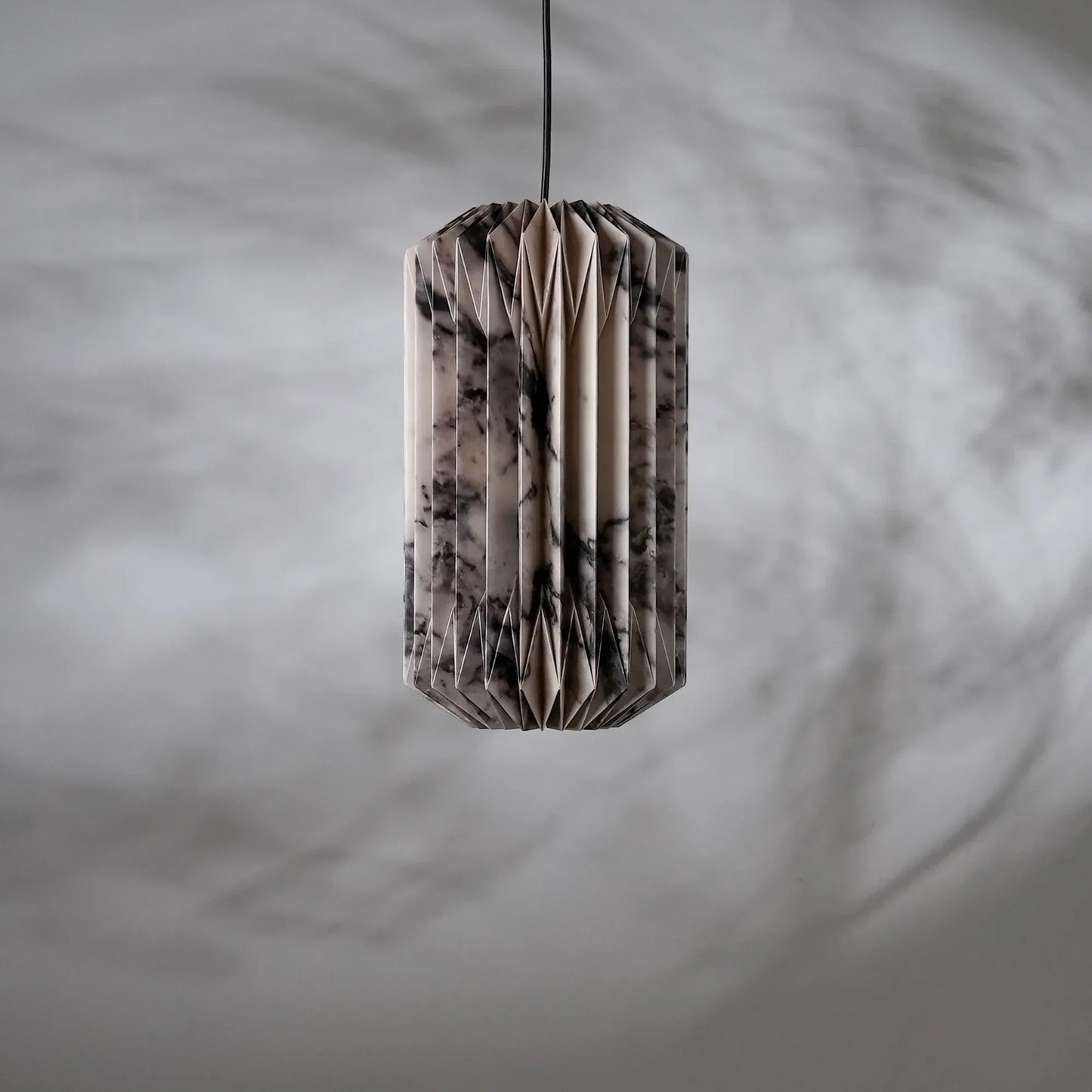 Drum Pendant Marble Print