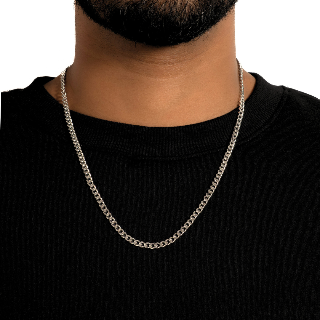 THIN CUBAN CHAIN (SILVER)