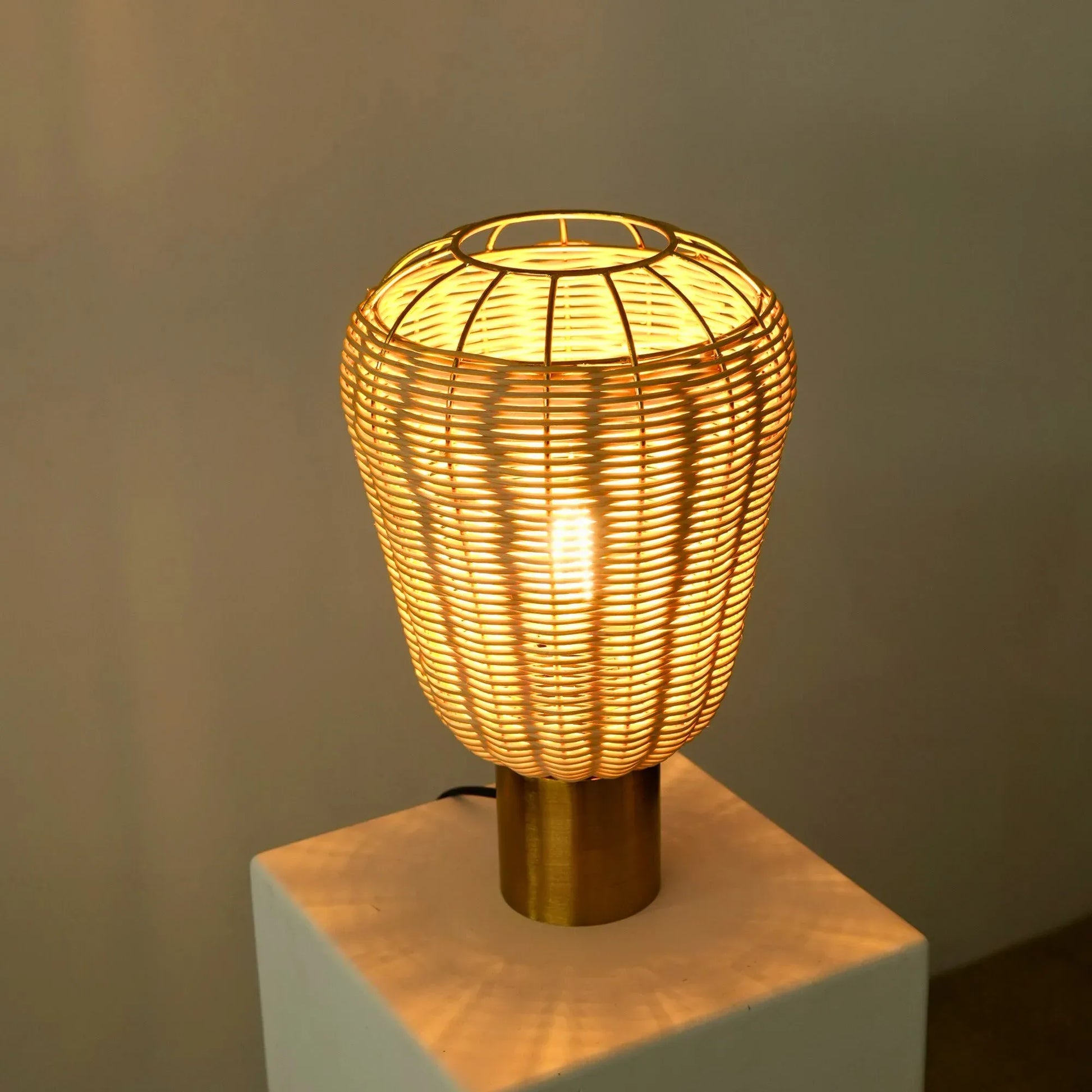 Meiji Rattan Table Lamp