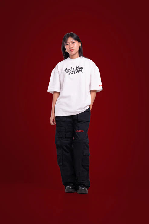 f*#k the system! - white