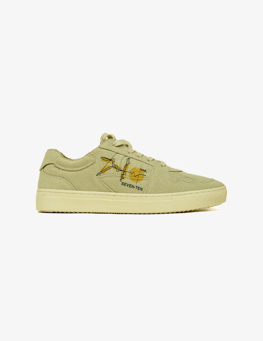Bamboo beige doodle sneaker | 7-10