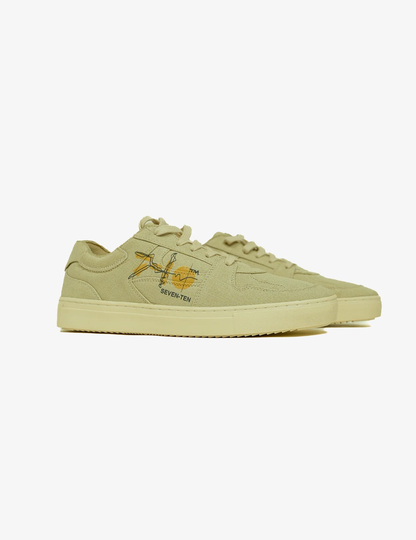 Bamboo beige doodle sneaker | 7-10