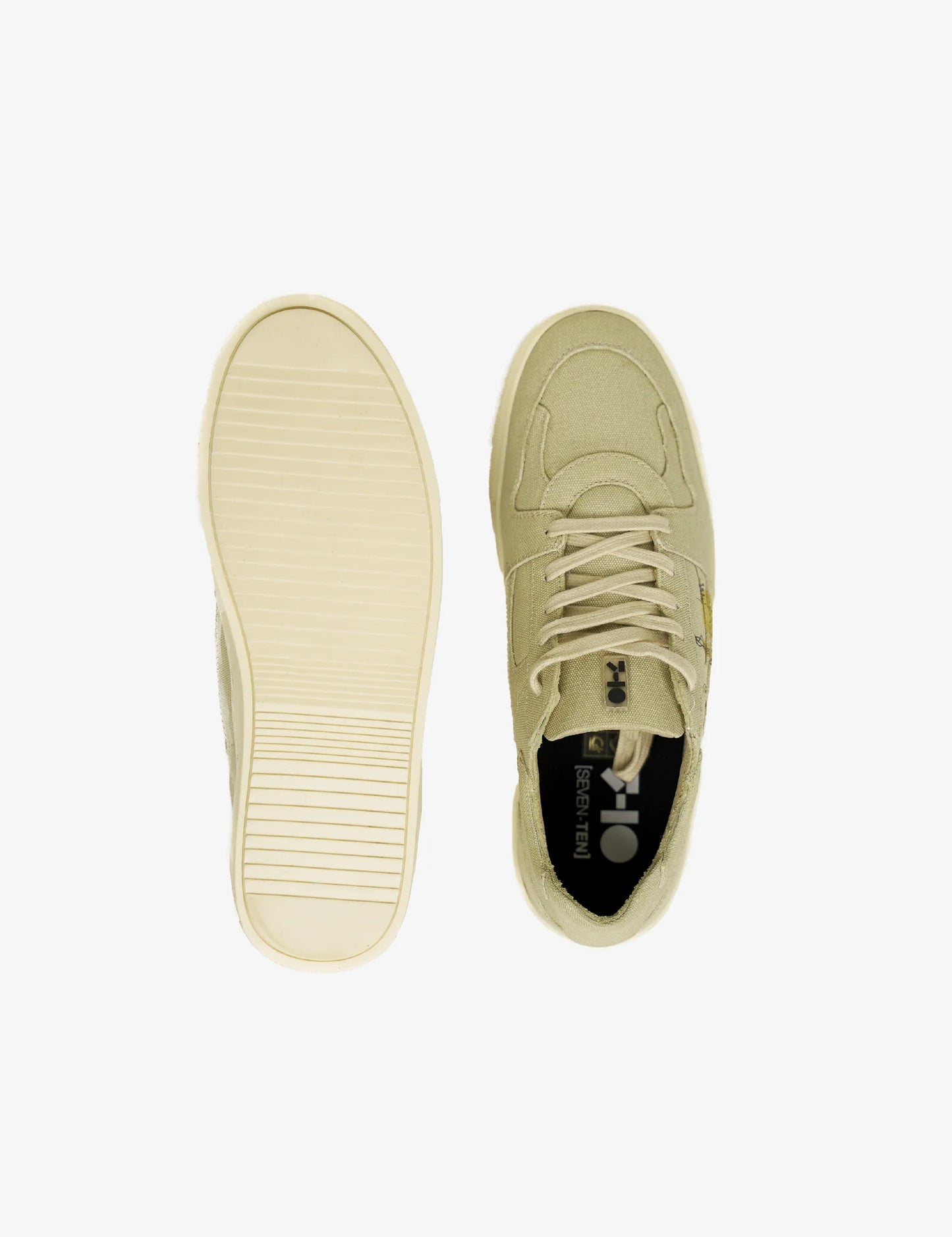 Bamboo beige doodle sneaker | 7-10