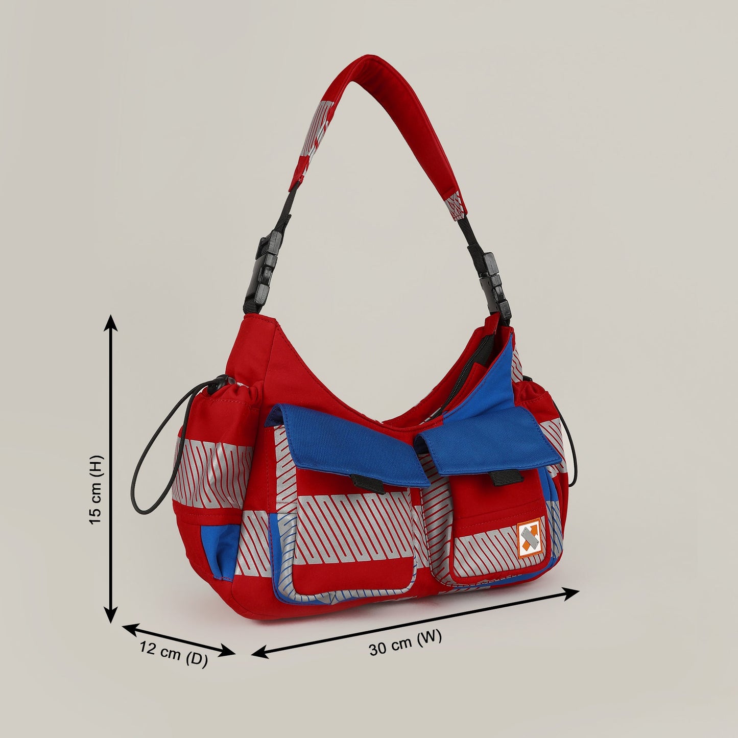 Strobe Dual Handle Bag - Red - 3 Styles Available