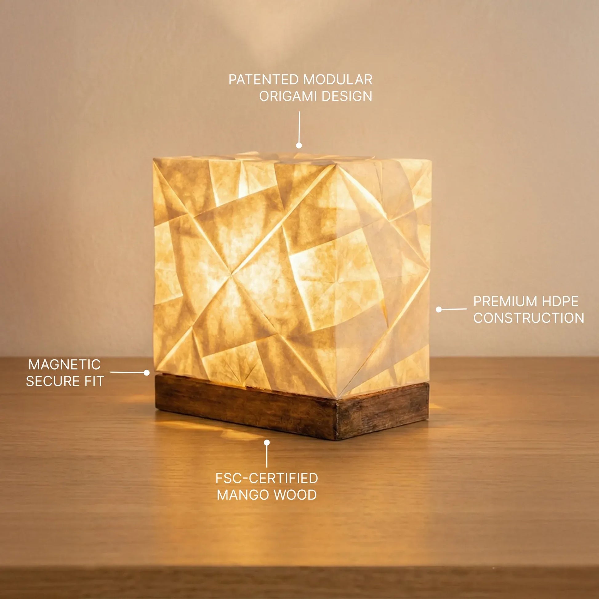 Sonobe Cube Desk Lamp