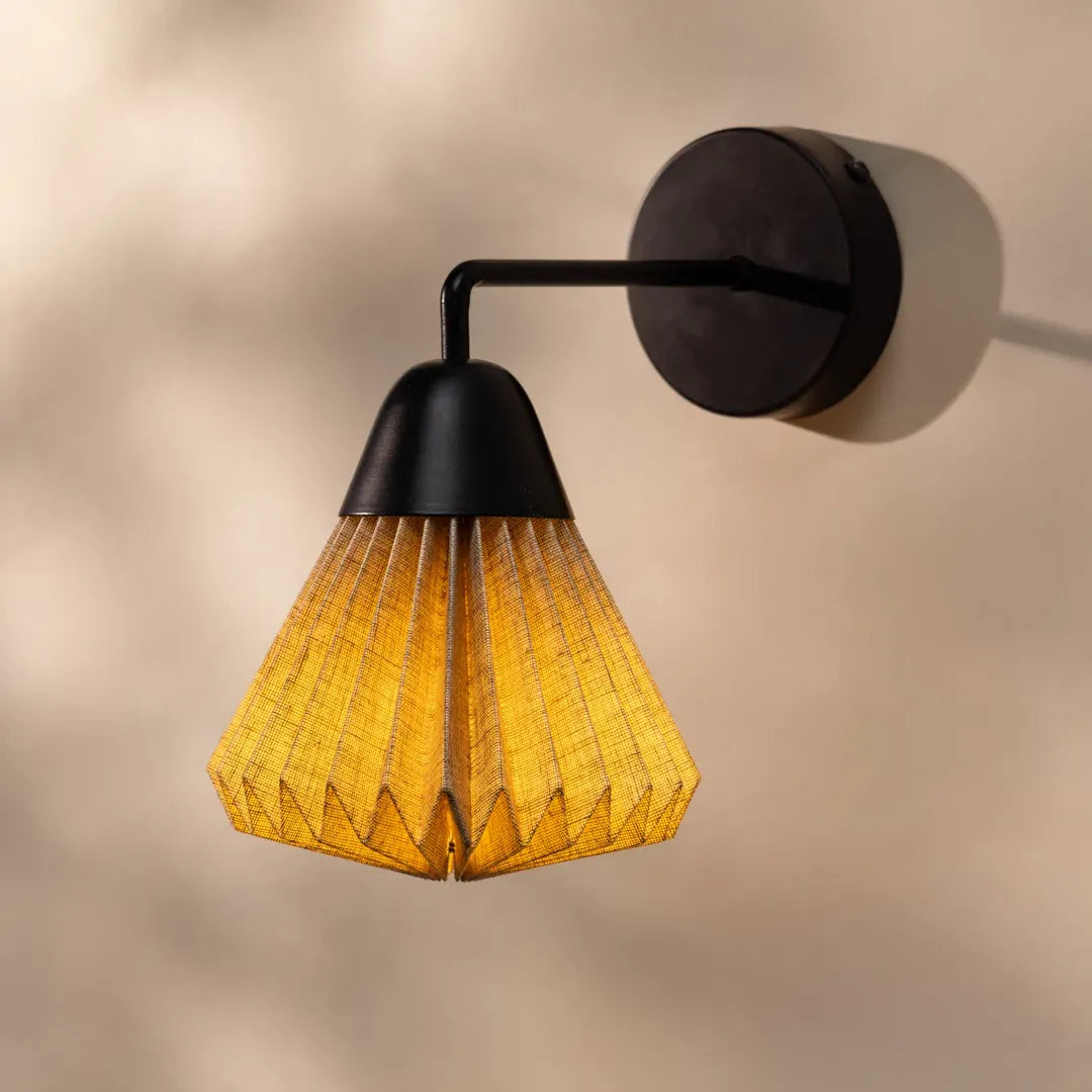Linen Downlighter Wall Sconce