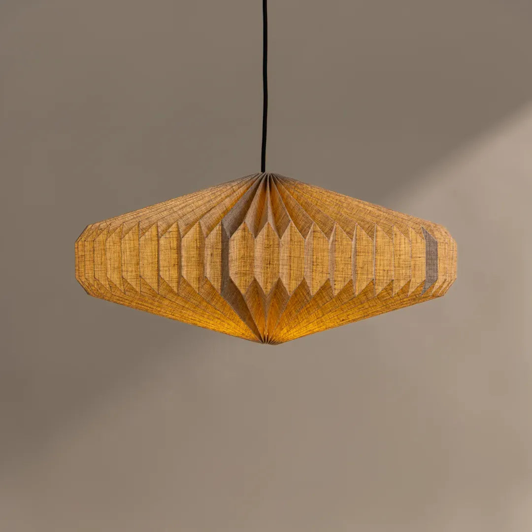 Oblong 2 Linen Pendant Lamp