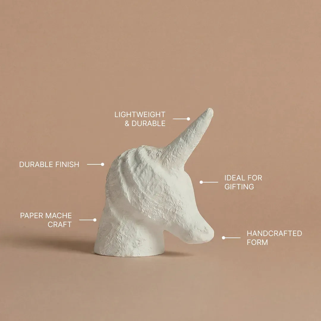 White Unicorn Figurine