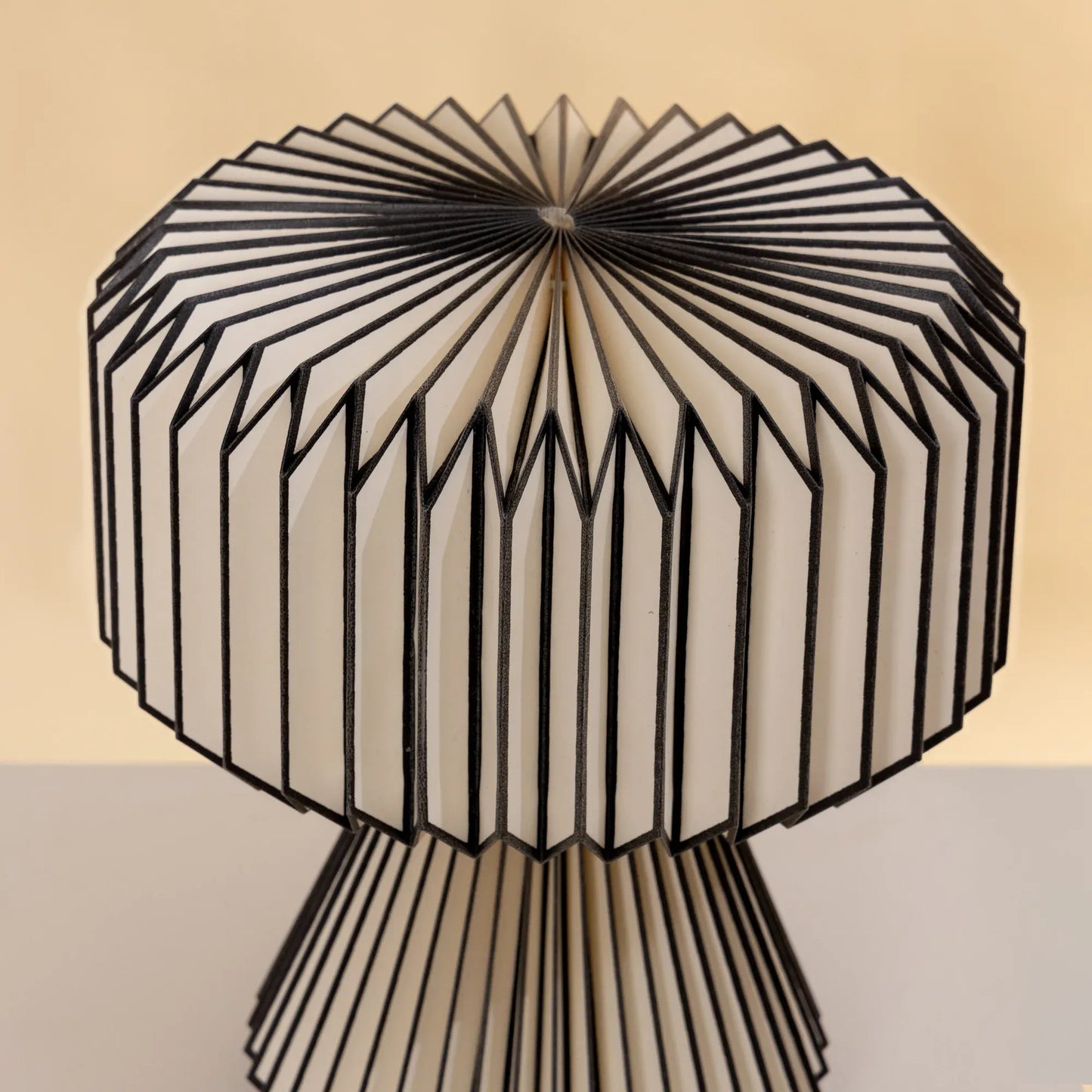 Orilamp Origami Black Table Lamp