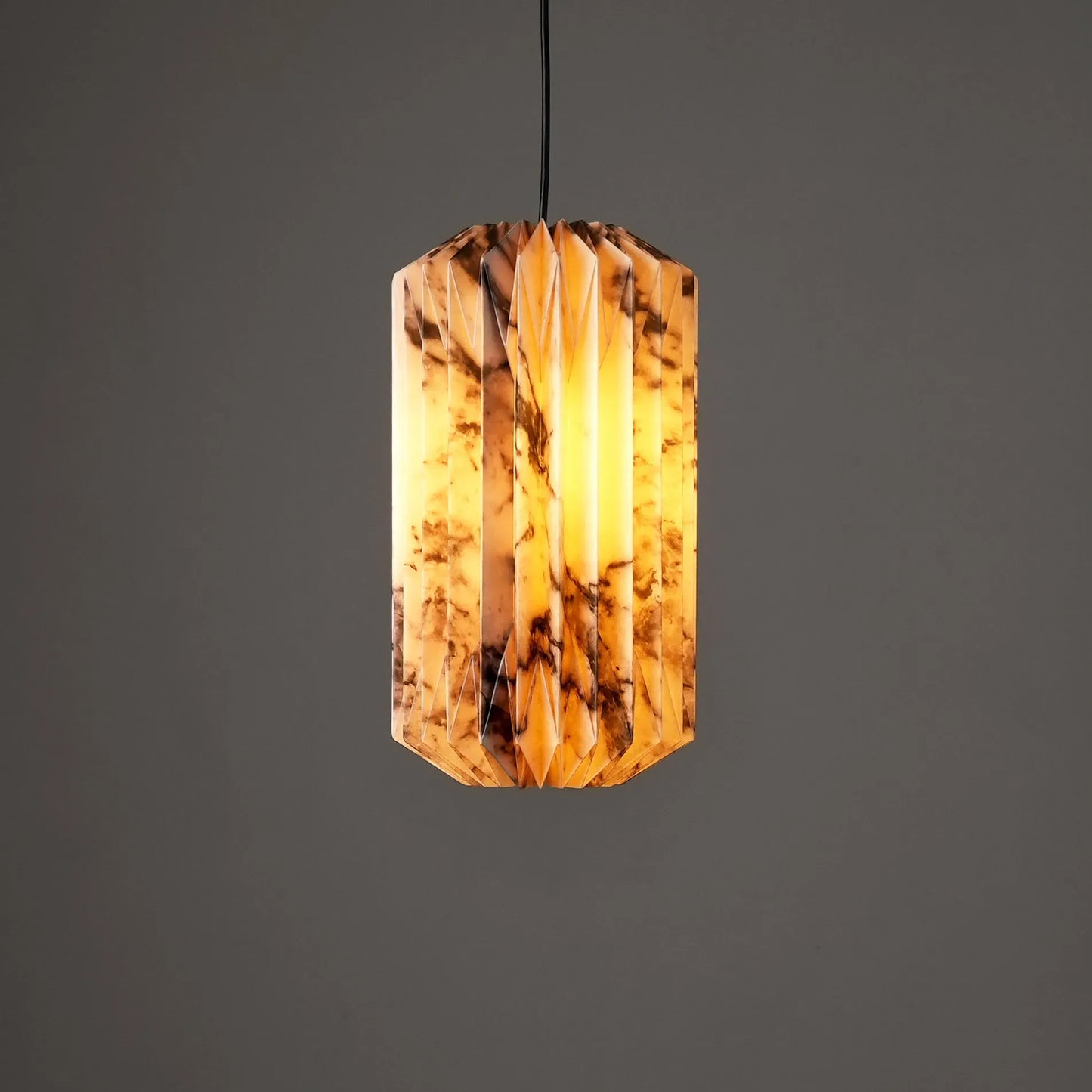 Drum Pendant Marble Print