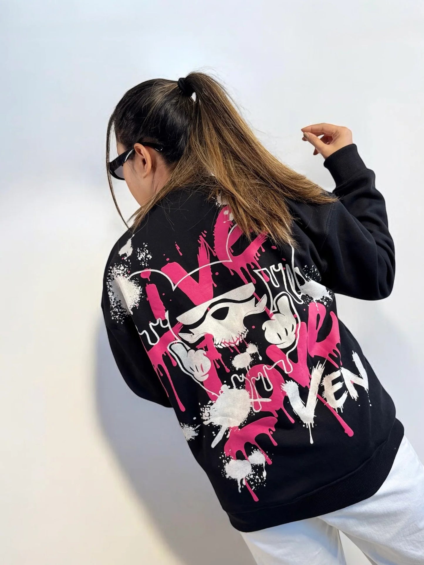 Black Graffiti Sweatshirt