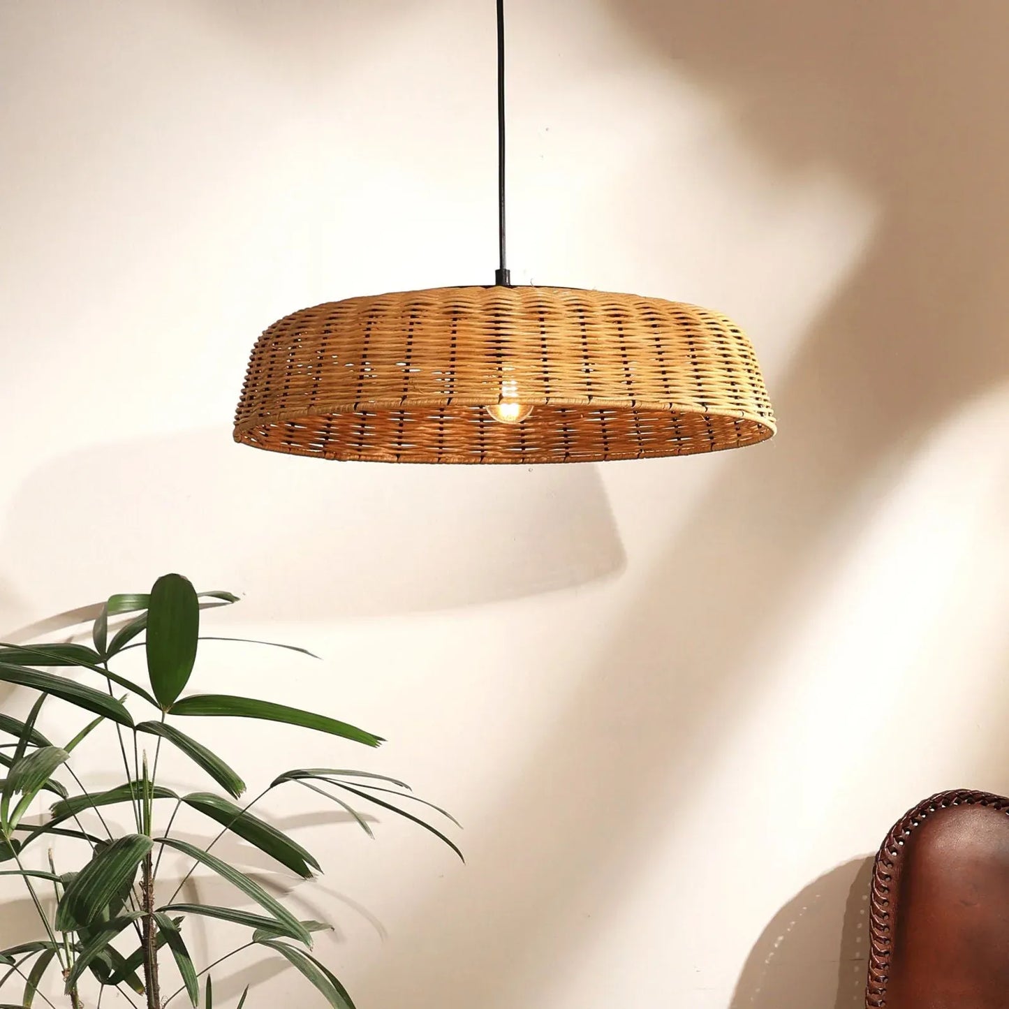 Natural Opulence Cane Pendant Lamp