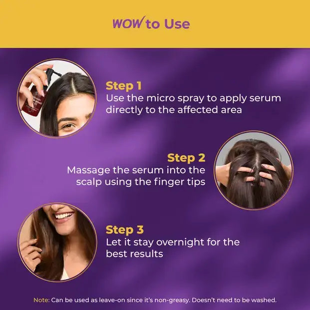 Wow Skincare Rosemary Pro Hair Growth Serum For Denser Hair - 30 ml - Pack Of 1