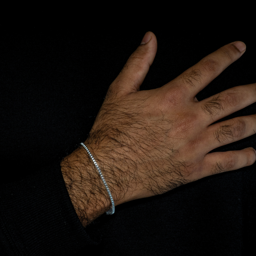 MICRO BOX BRACELET (SILVER)