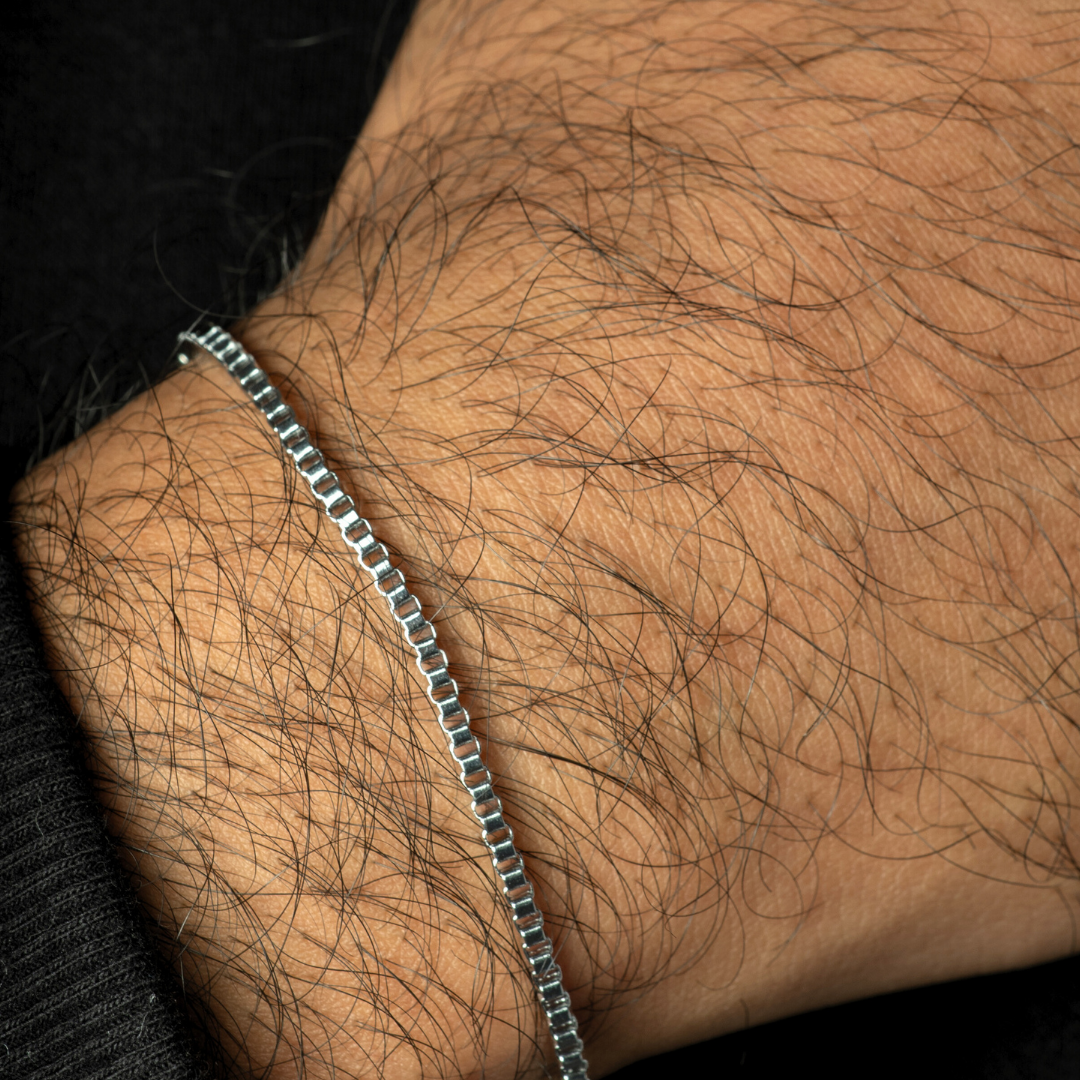 MICRO BOX BRACELET (SILVER)