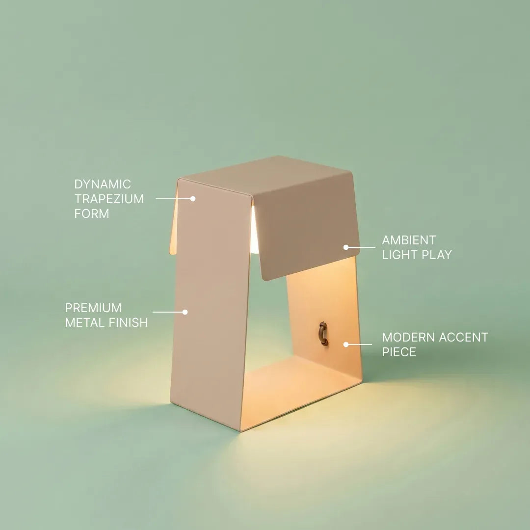 Fold Trapezium Table Lamp