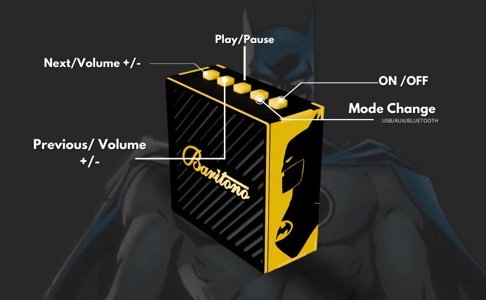 Spider-Man Edge 7w Wireless Speaker