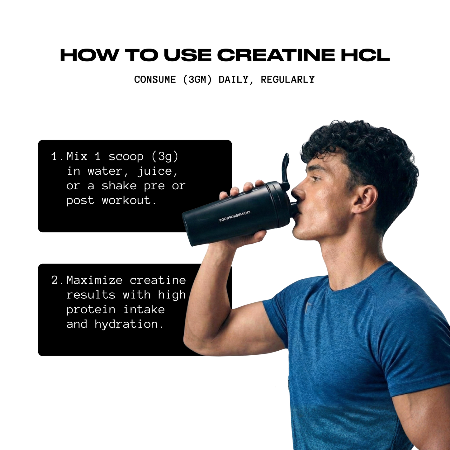 COG Creatine Hcl - 100% Pure | Built Different (33 Servings)
