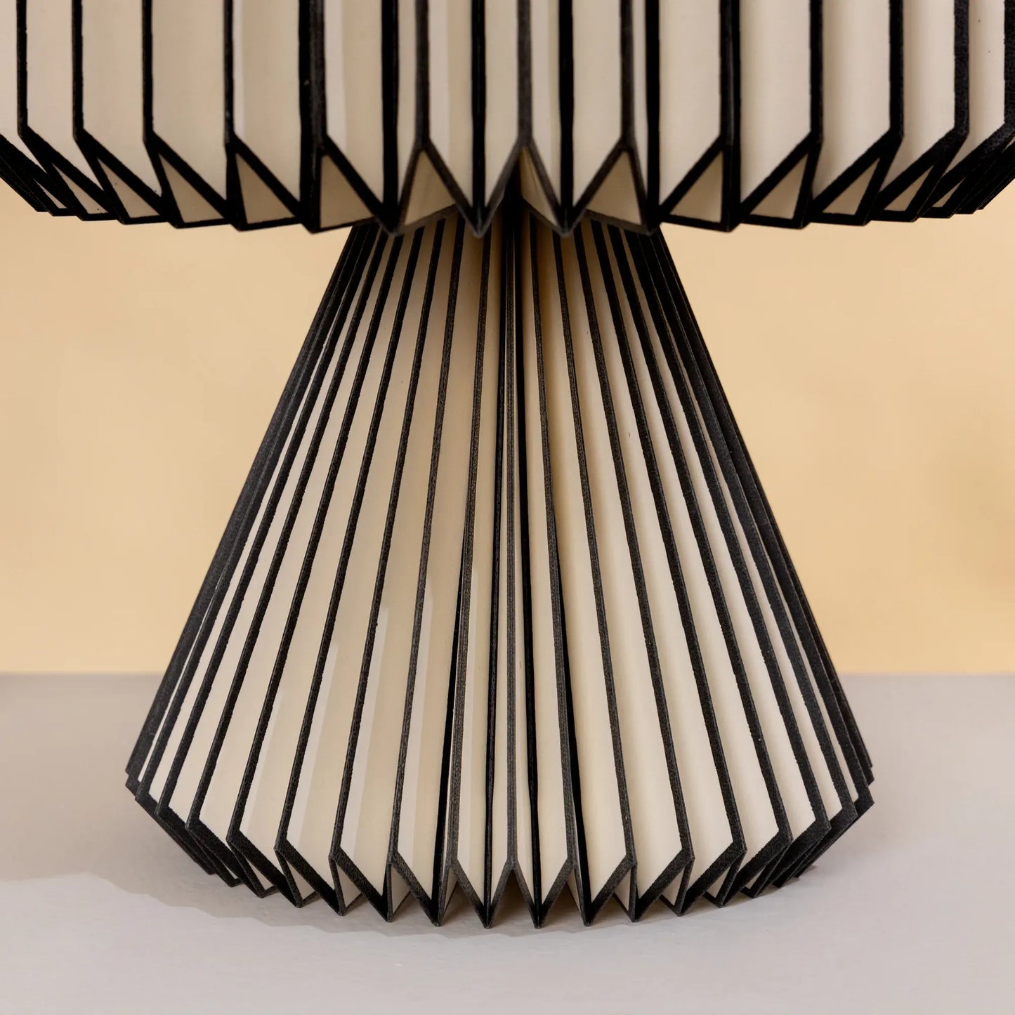 Orilamp Origami Black Table Lamp