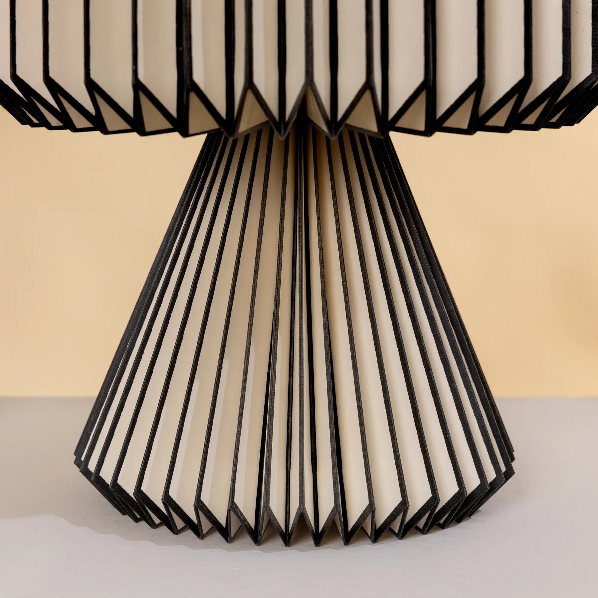 Orilamp Origami Black Table Lamp