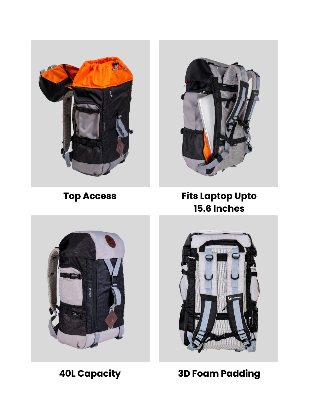HOBO40 Functional Travel Backpack (40L)