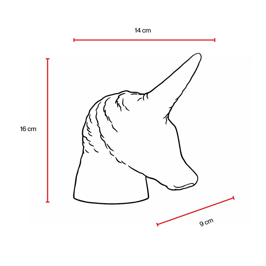 Unicorn Figurine in Beige