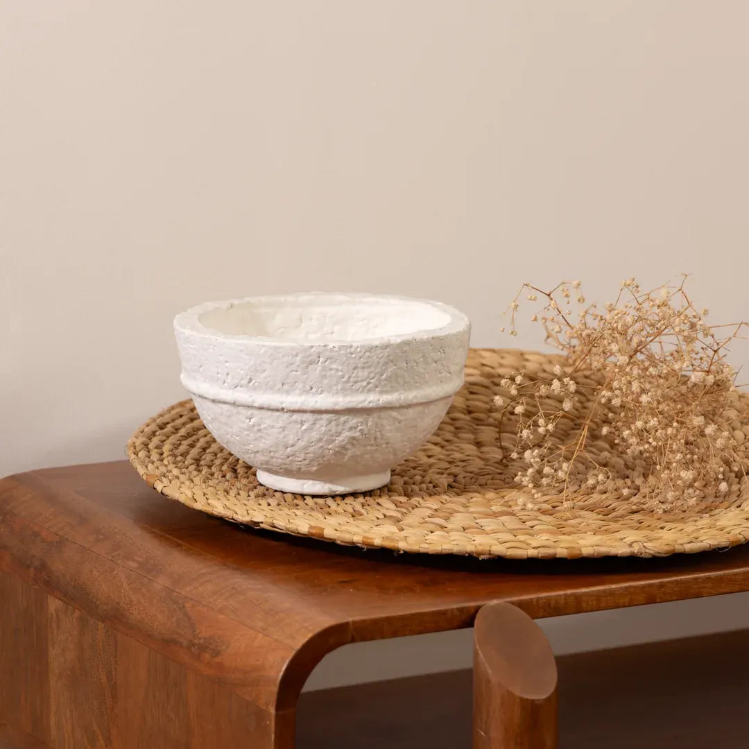 Paper Mache Sculpture Bowl