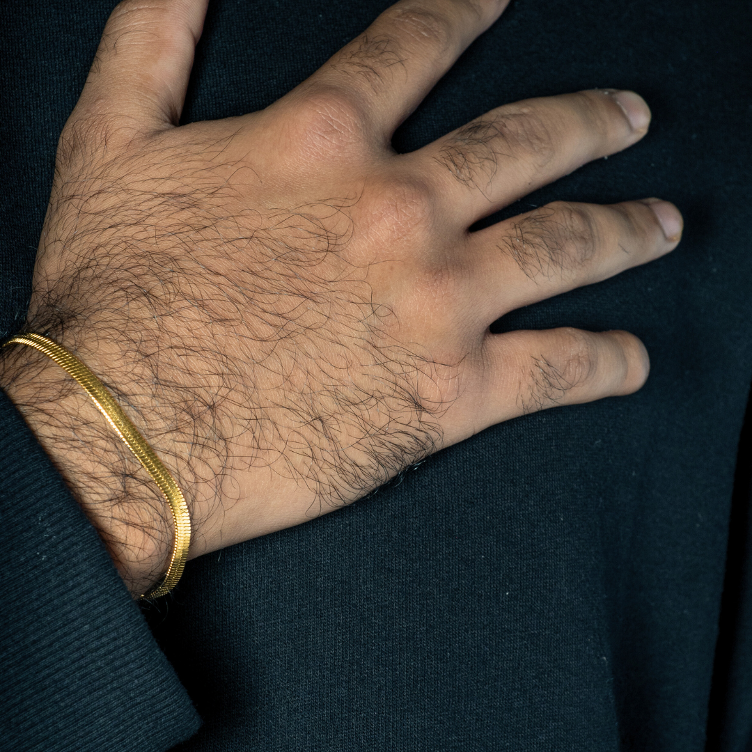 FLAT SNAKE Bracelet (GOLD)