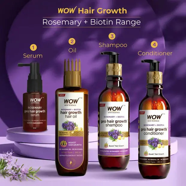 Wow Skincare Rosemary Pro Hair Growth Serum For Denser Hair - 30 ml - Pack Of 1