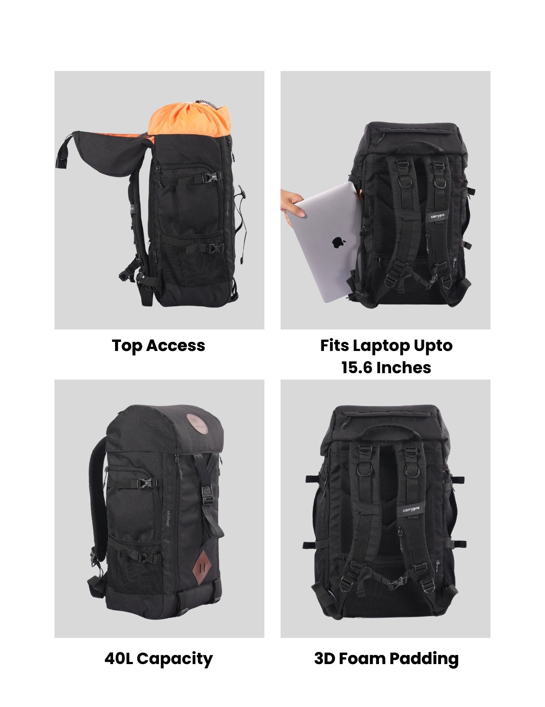 HOBO40 Functional Travel Backpack (40L)