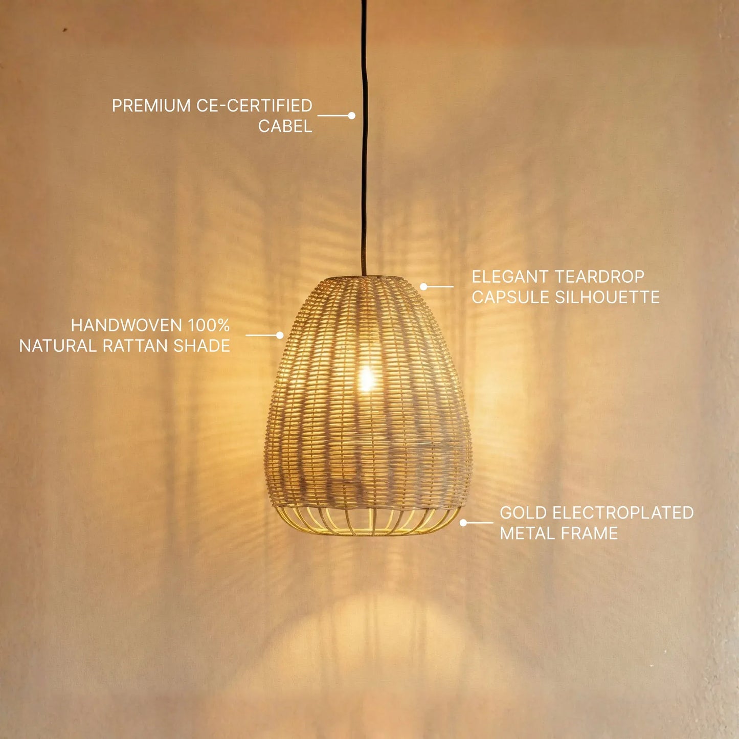 Teardrop Dome Pendant