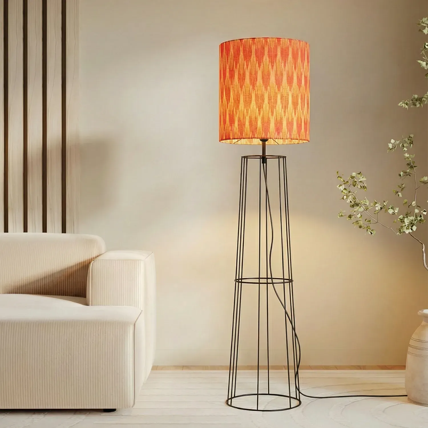 Ikkat Floor Lamp