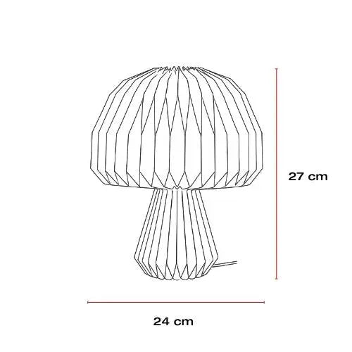 Mushroom Origami Table Lamp