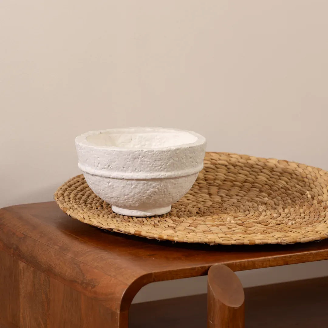 Paper Mache Sculpture Bowl