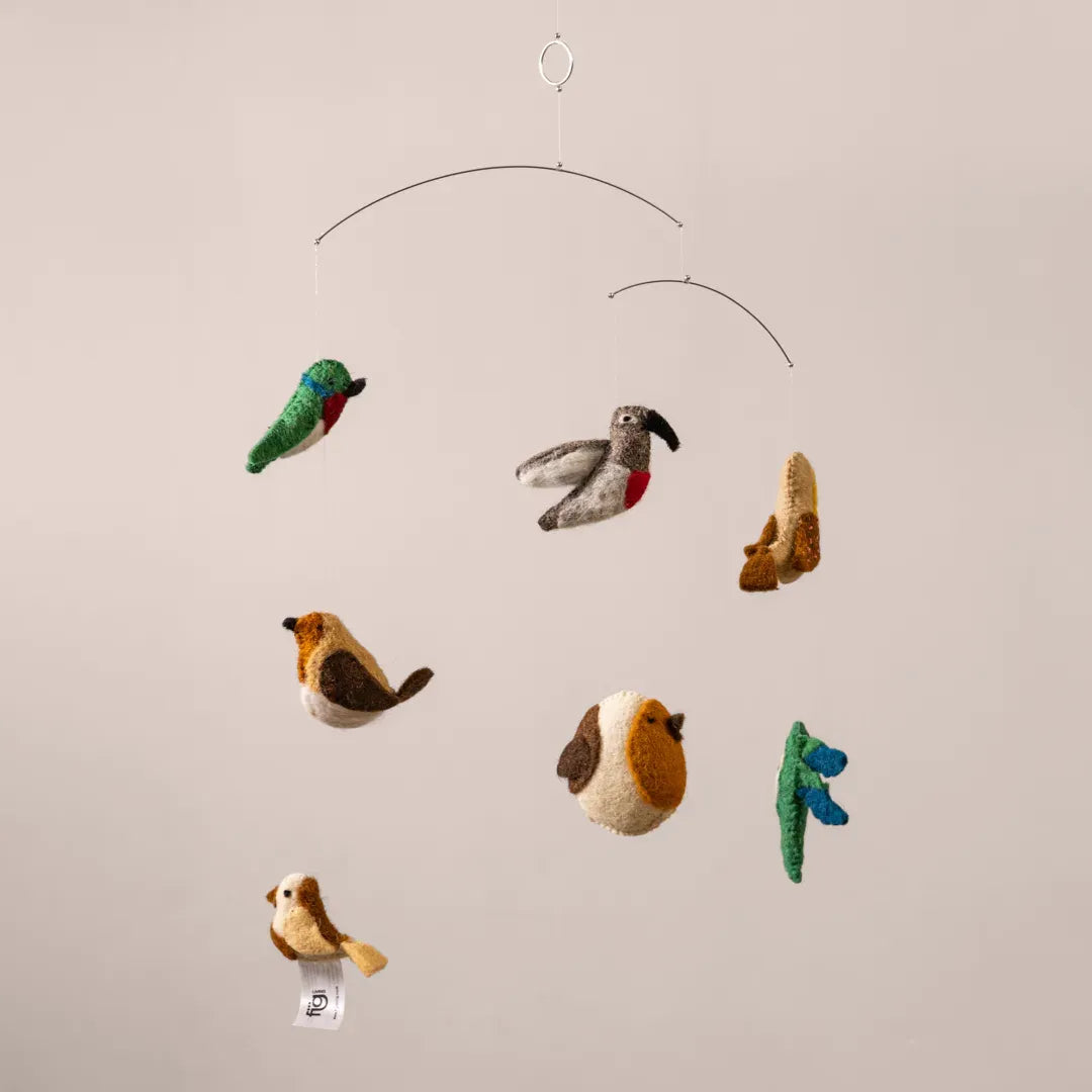 Felt Ornaments Hanging Mobile Birds