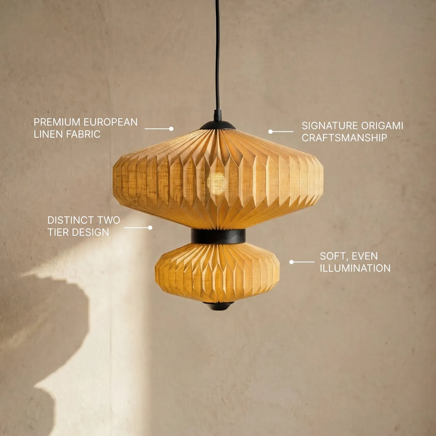 Oblong-2 Two-Tier Pendant Lamp