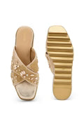 Anaar Glam Factory Wedge Sandals