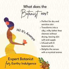 Boho botanist Almond & Babassu Oil Body Wash 200ml