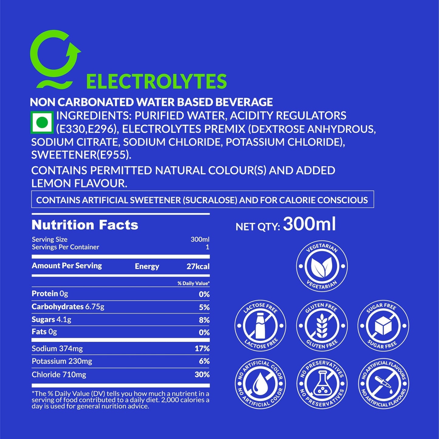 Aquatein Electrolyte Water