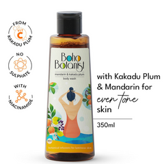 Boho Botanist Mandarin & Kakadu Plum Body Wash 350ml