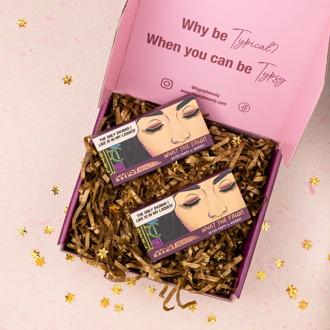 Typsy Beauty what the faux! FALSE EYELASHES AFTER PARTY BY KAIRAVI