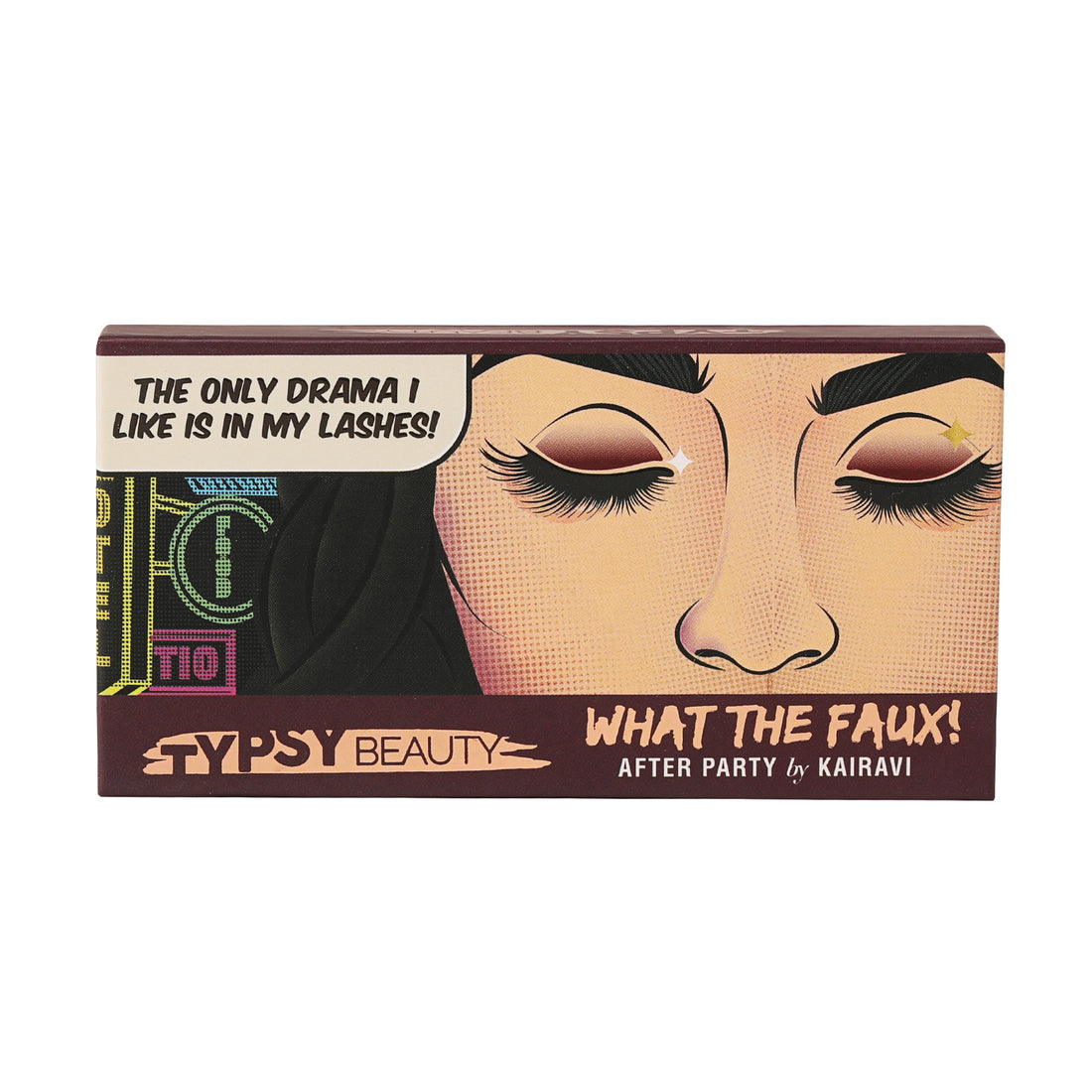Typsy Beauty what the faux! FALSE EYELASHES AFTER PARTY BY KAIRAVI