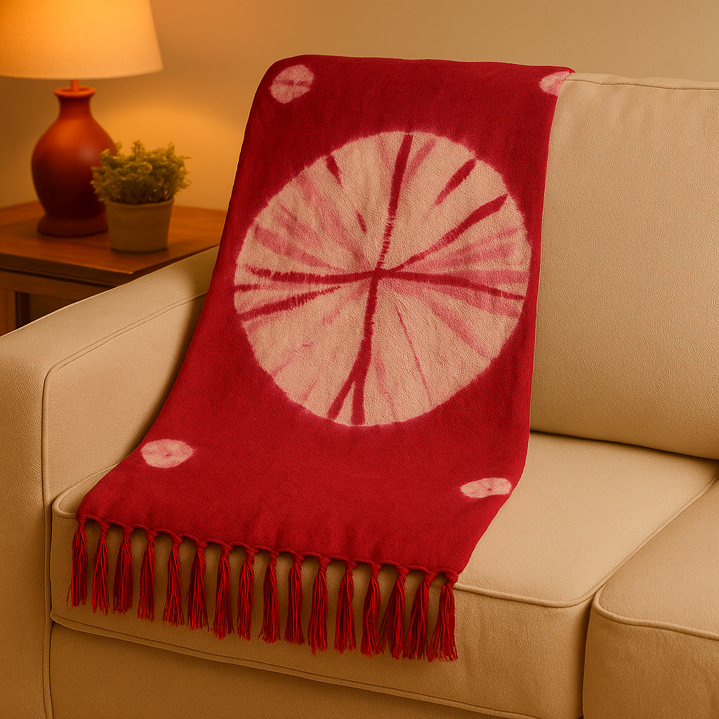 Rang-e-Gulabi – Tie Dye Throw