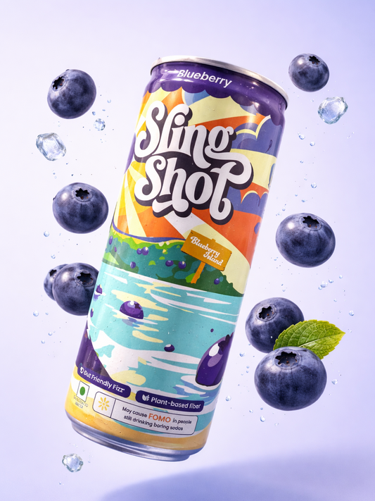 Blueberry Prebiotic Soda