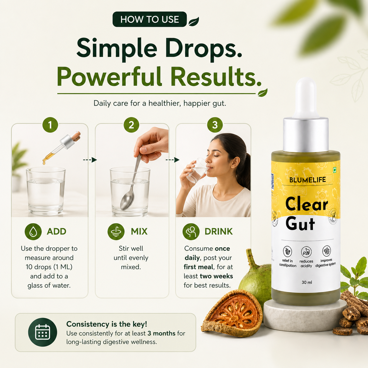 Clear Gut Drops | For Gut Health