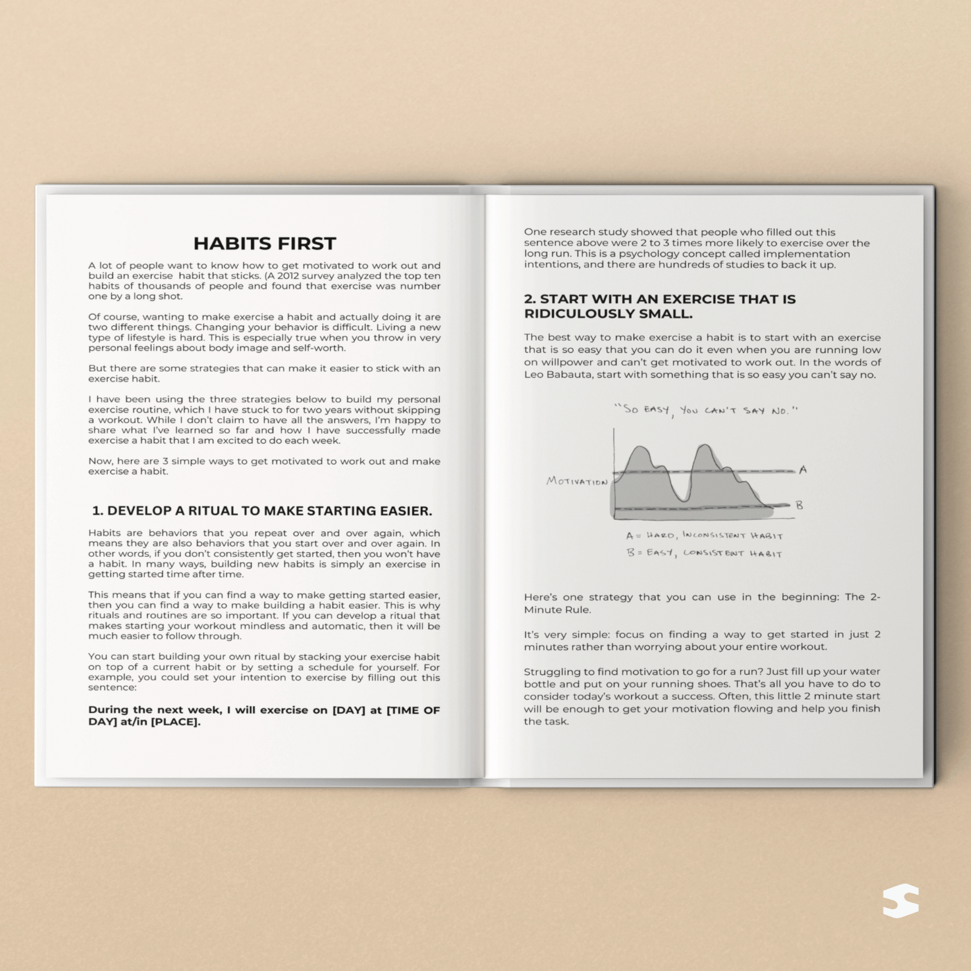 Fitness & Diet Planner, Gym Log Book & Food Journal - Workout Journal, Habit Tracker, Undated Daily Fitness Diary for Men & Women