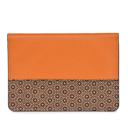 Sustainable Vegan Leather Passport Holder - Tan