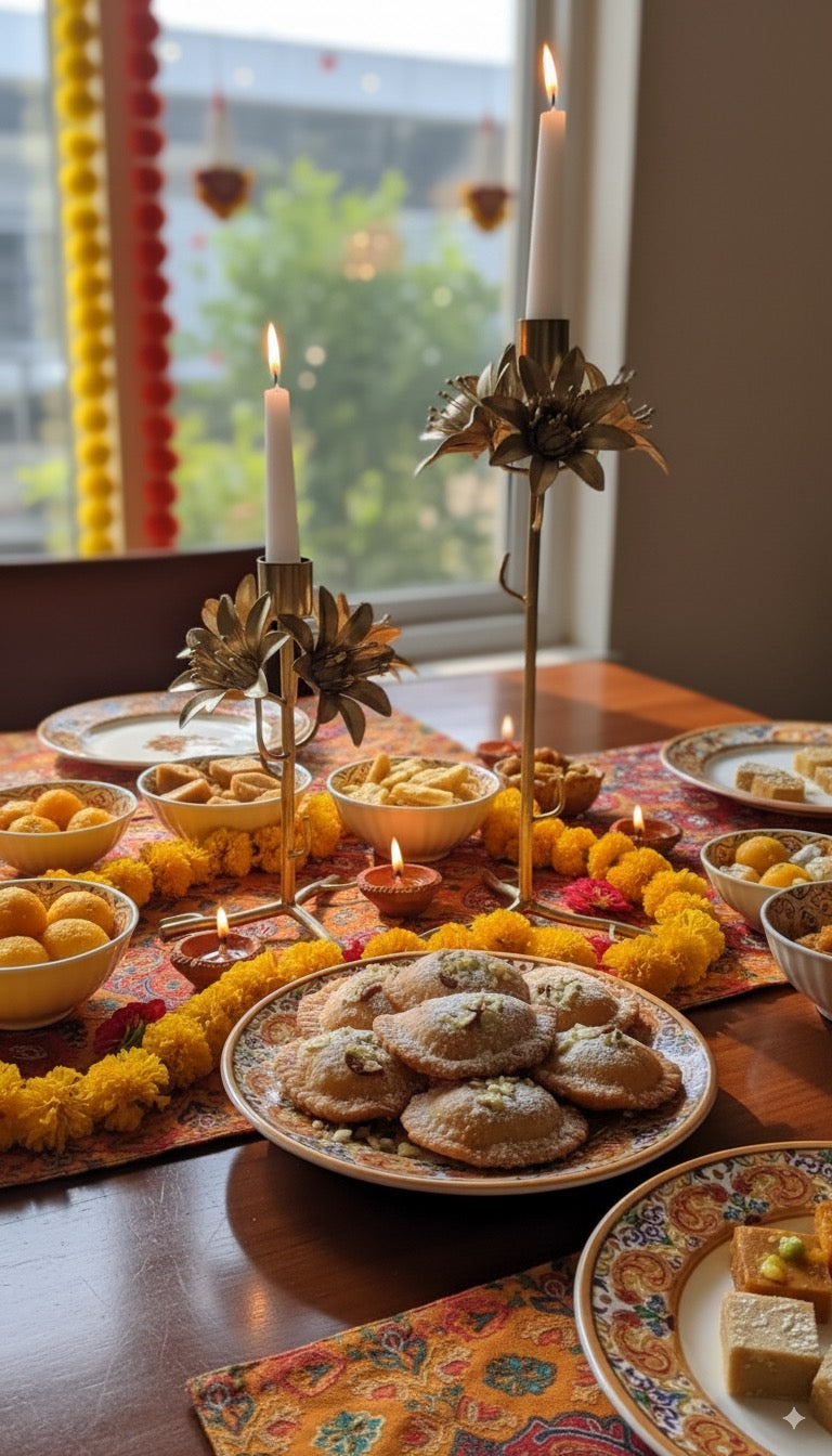 Bloom Candle Holder Diwali Set