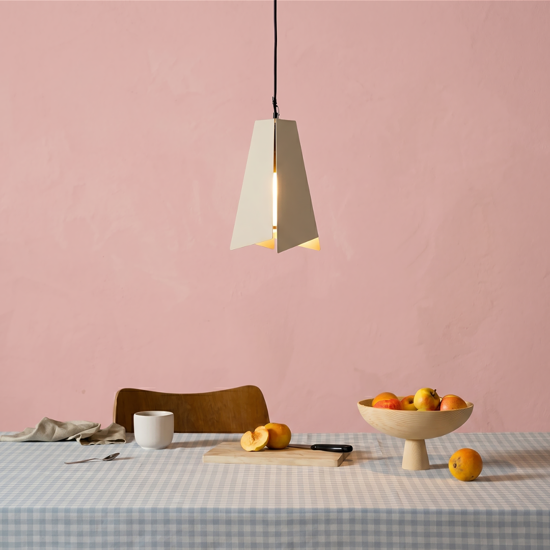 Fold Delta Pendant Lamp - Beige