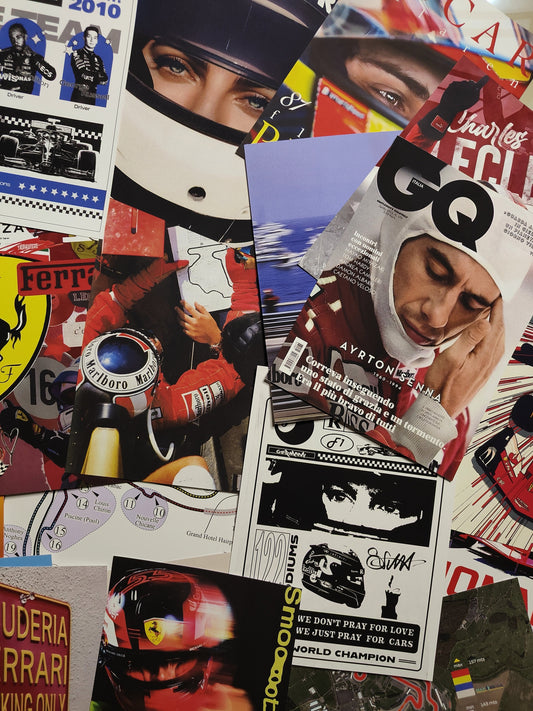 FORMULA 1 WALL COLLAGE POSTERS